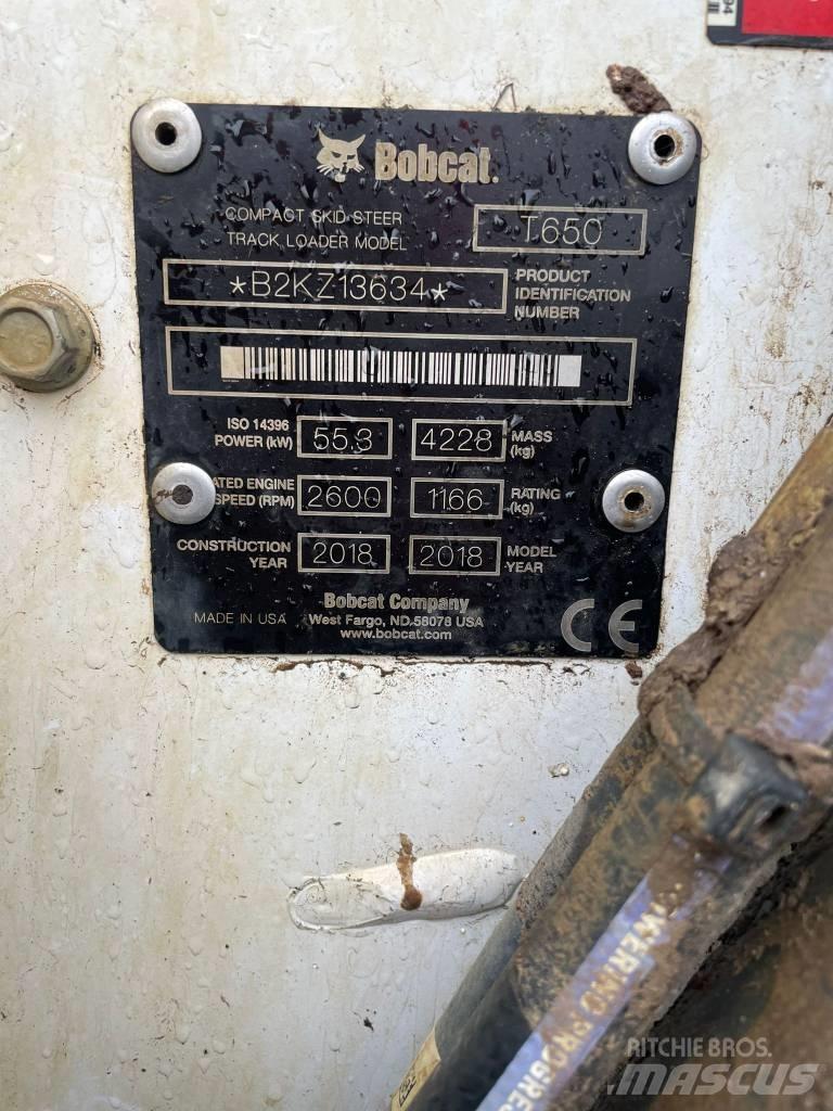 Bobcat T 650 Smykem řízené nakladače