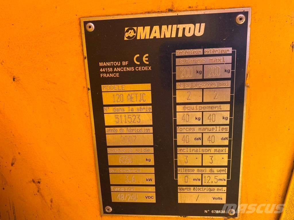Manitou 120 AET JC Kloubové plošiny