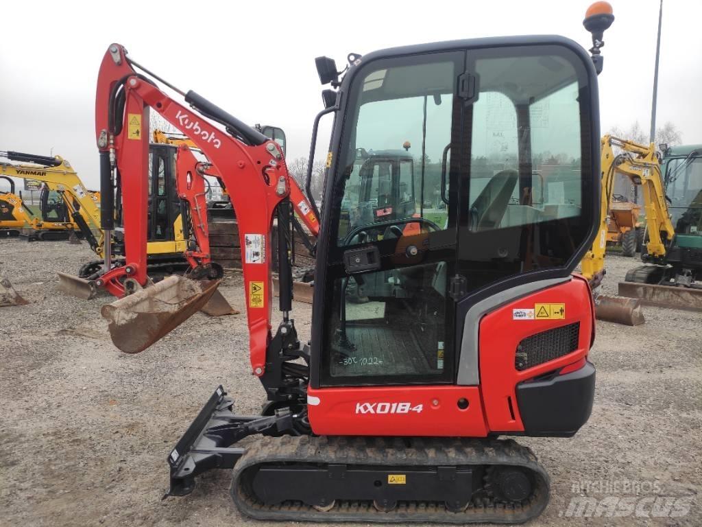 Kubota KX 018-4 Mini rýpadla < 7t