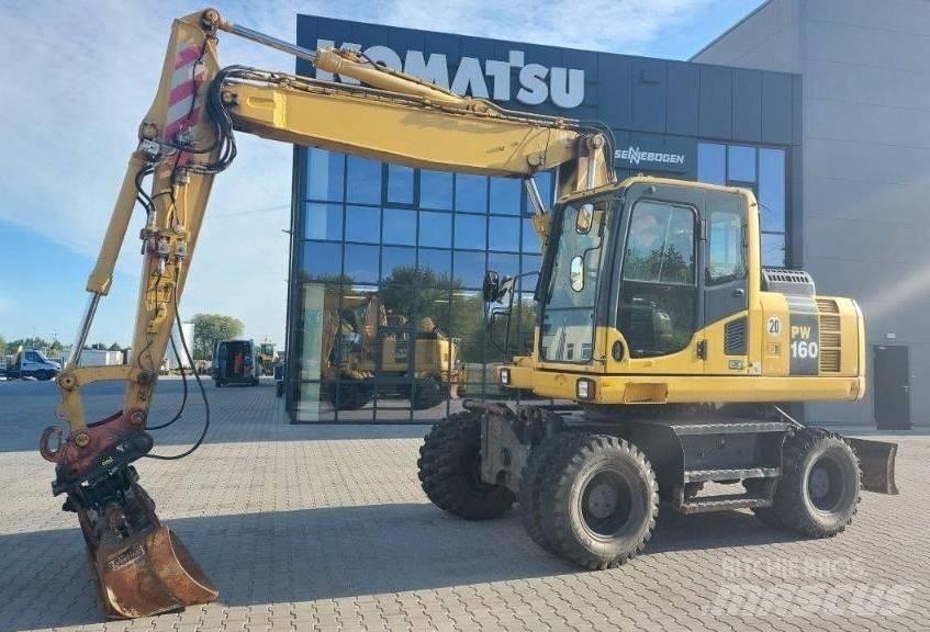 Komatsu PW160-8 Kolová rýpadla