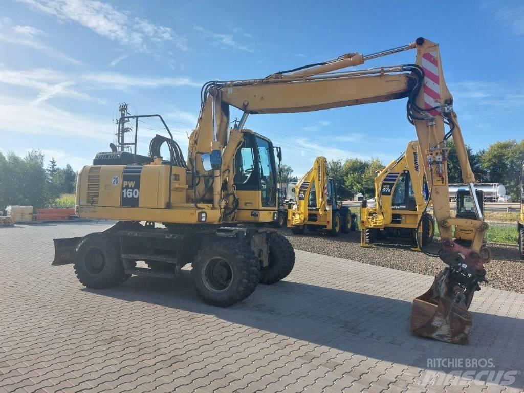 Komatsu PW160-8 Kolová rýpadla