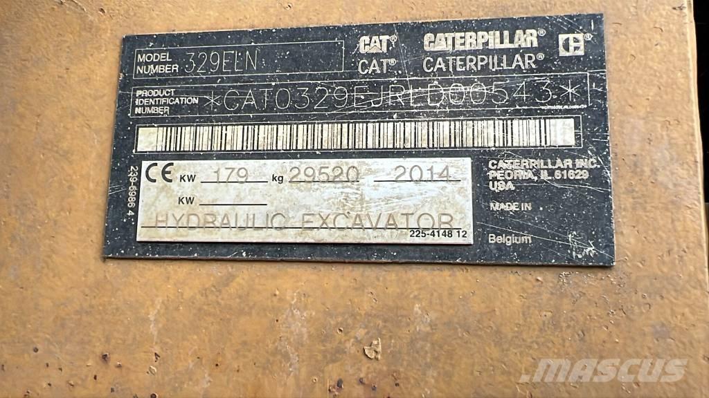 CAT 329 E LN Pásová rýpadla