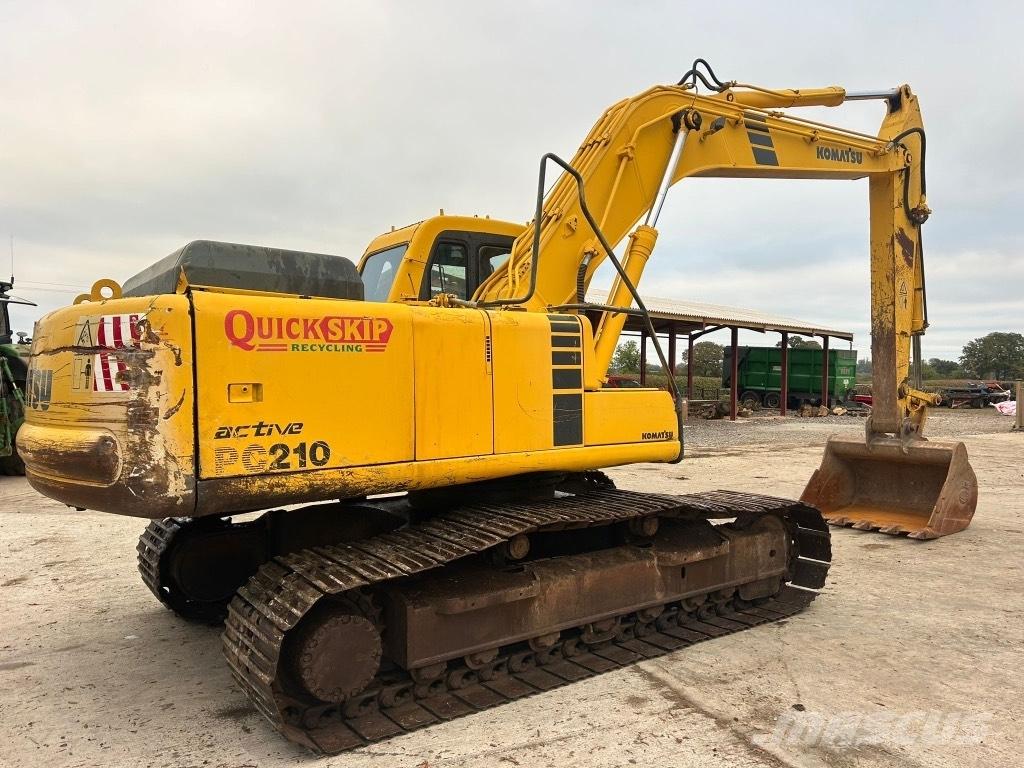 Komatsu PC 210-6K Pásová rýpadla