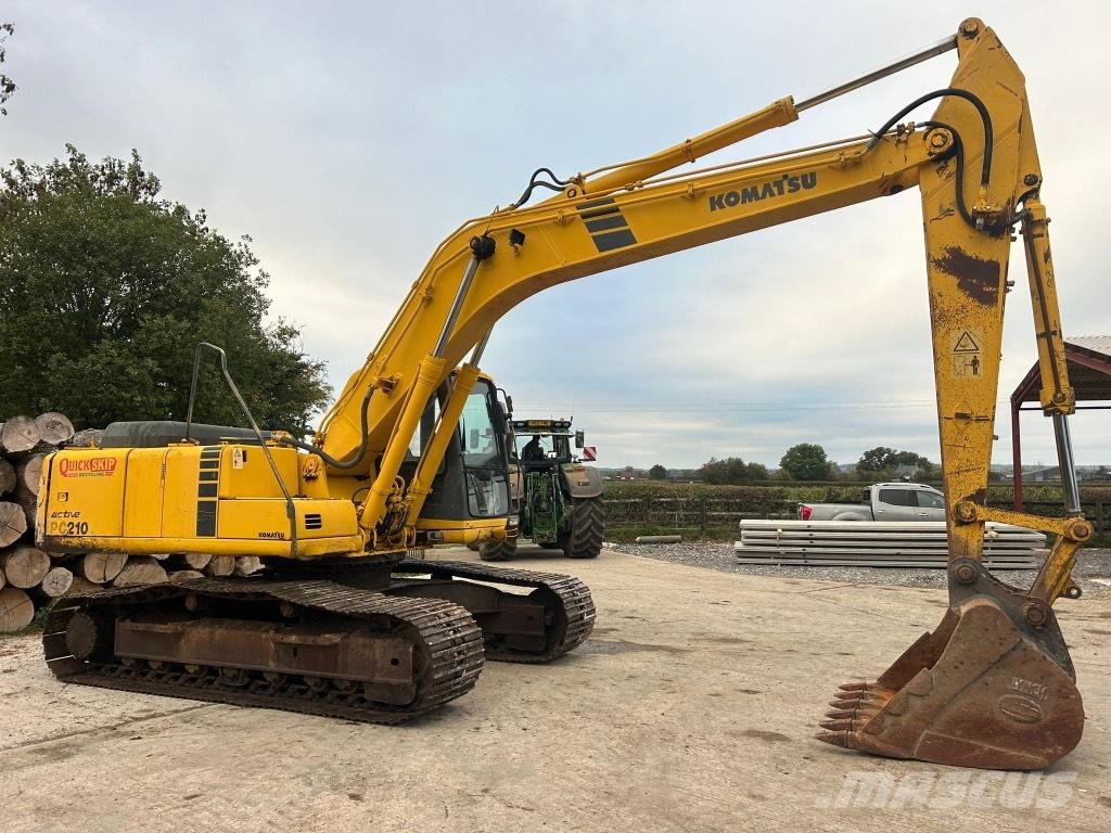 Komatsu PC 210-6K Pásová rýpadla