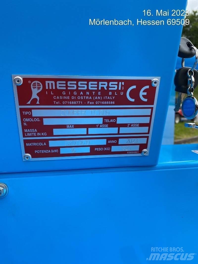 Messersi TC150d Vyklápěcí dempry