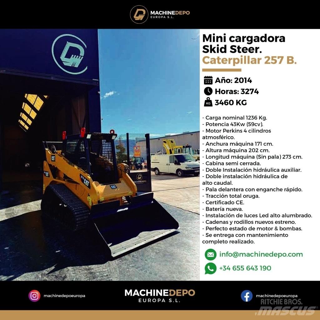 CAT 257 B Pásové nakladače