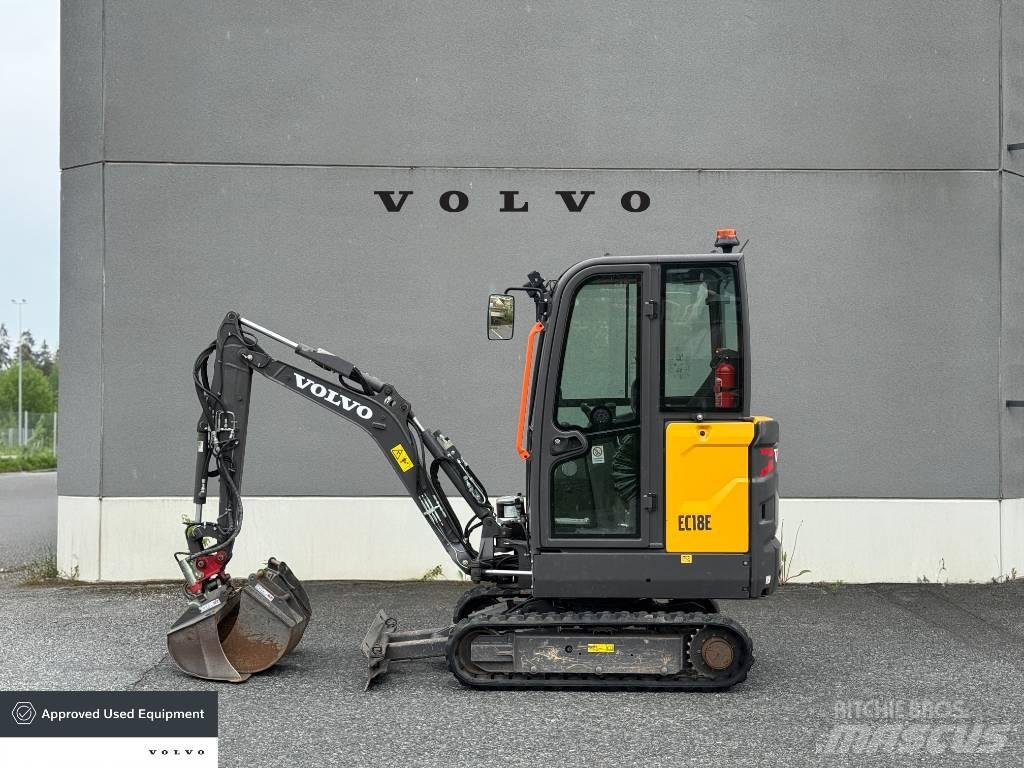 Volvo EC 18 E Mini rýpadla < 7t