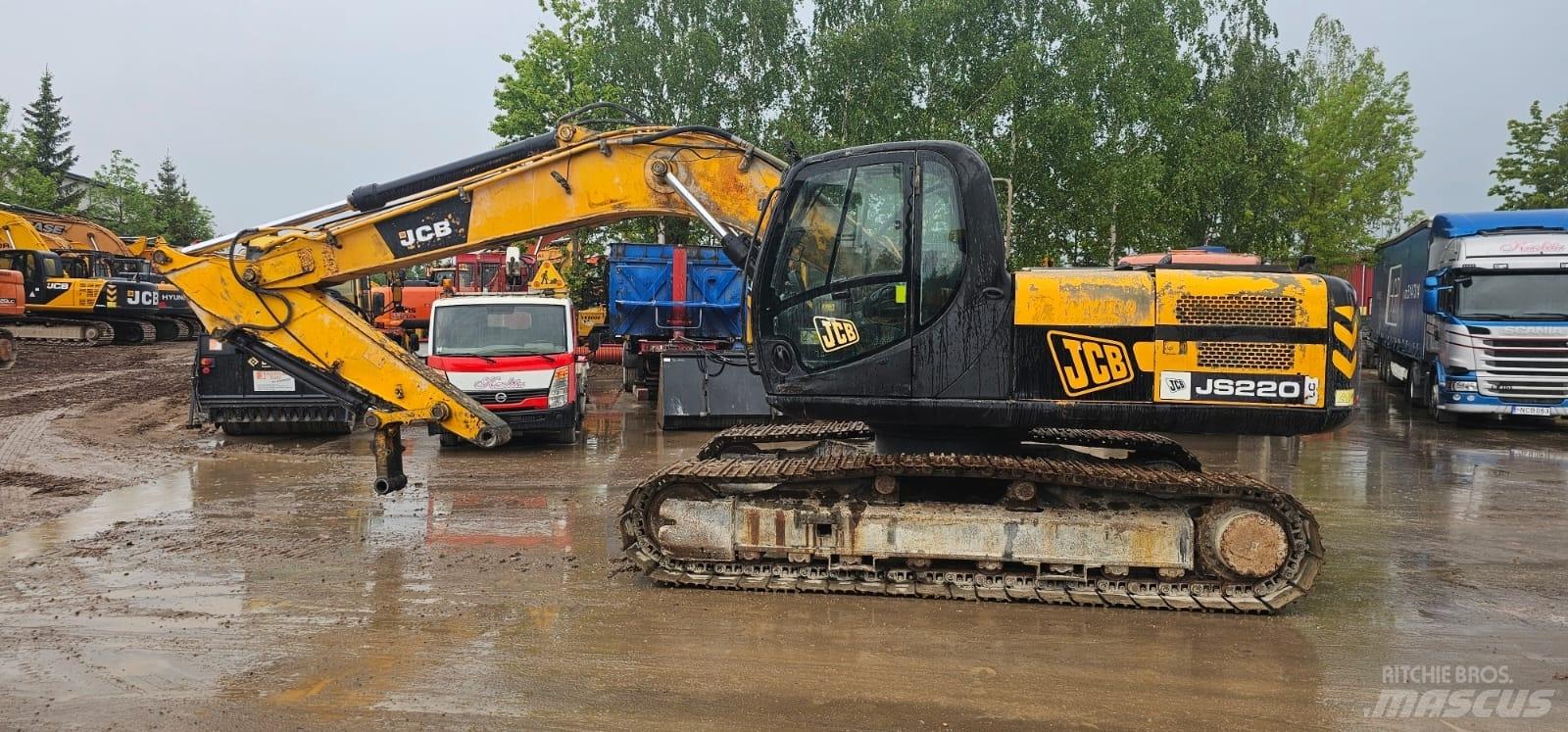 JCB JS 220 LC Pásová rýpadla