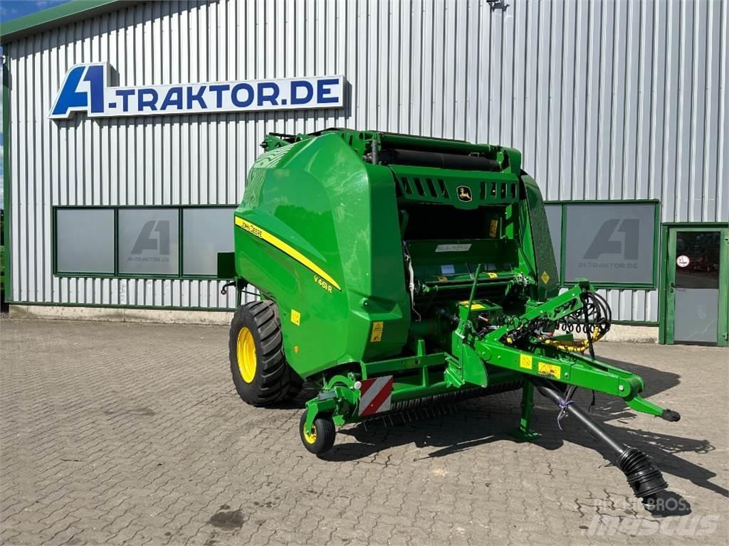 John Deere V461R Lis na válcové balíky