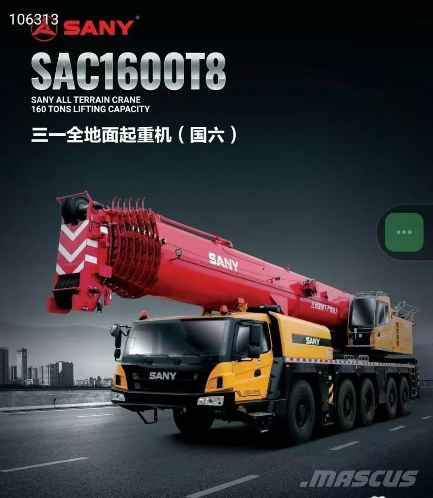 Sany SANY 160 Tons Univerzální terénní jeřáby