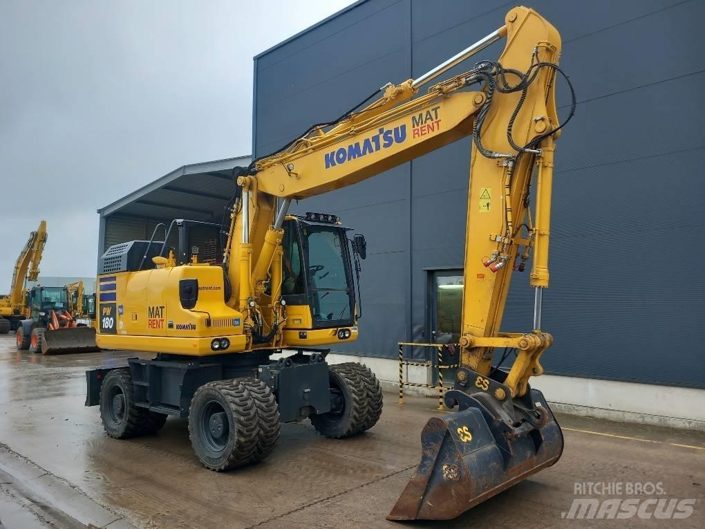 Komatsu PW180-11E0 Kolová rýpadla