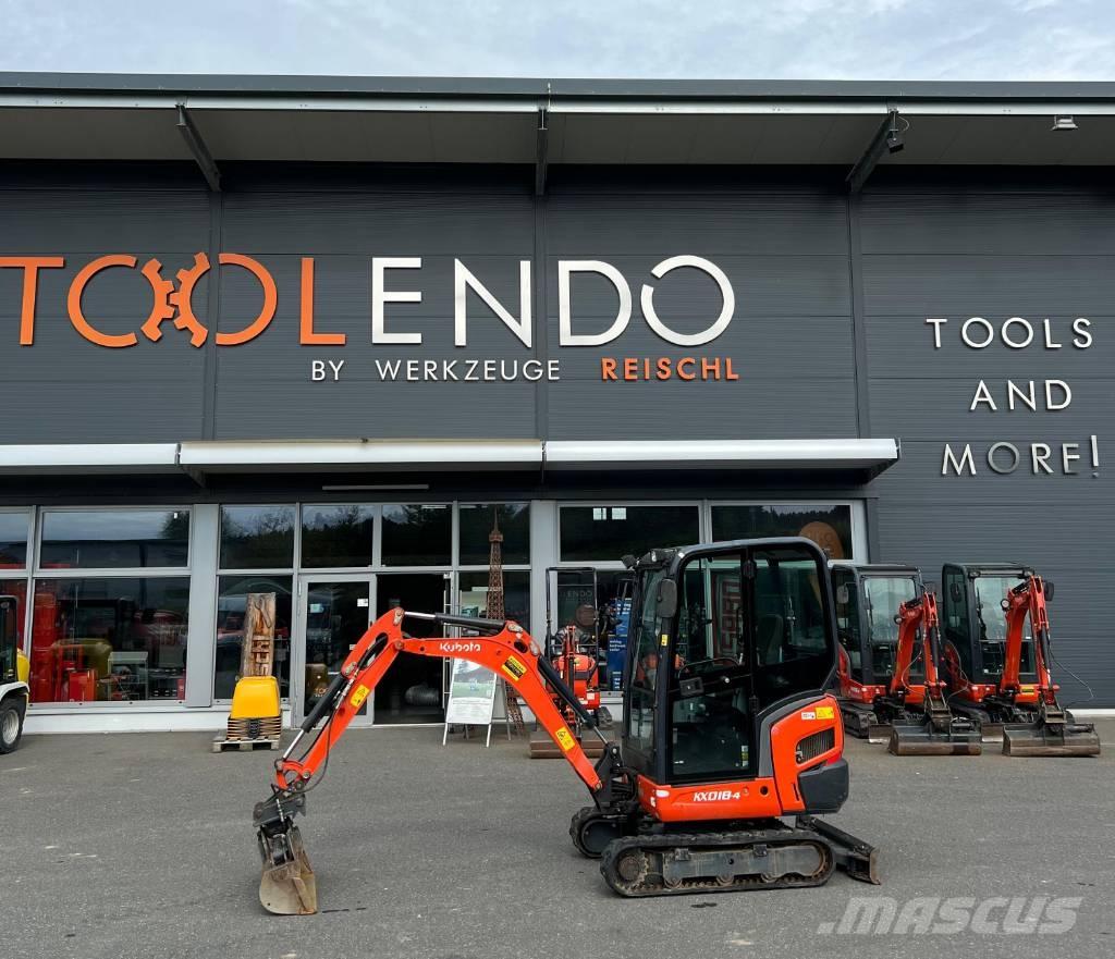Kubota KX 018-4 Mini rýpadla < 7t