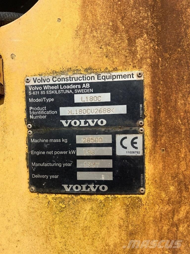Volvo L180c Kolové nakladače