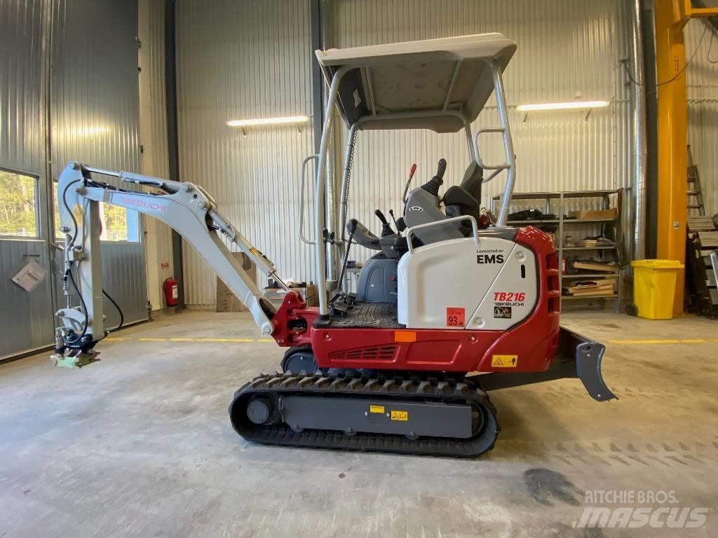 Takeuchi TB 216 A Mini rýpadla < 7t
