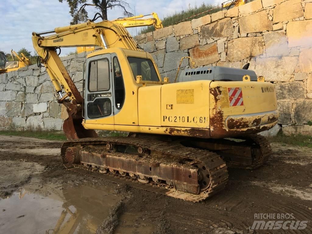 Komatsu PC210LC-6K Pásová rýpadla