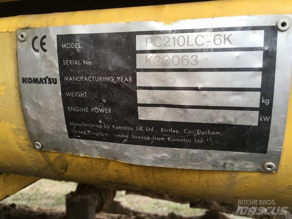 Komatsu PC210LC-6K Pásová rýpadla