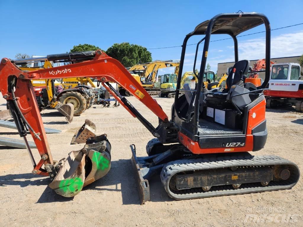 Kubota U 27-4 Mini rýpadla < 7t