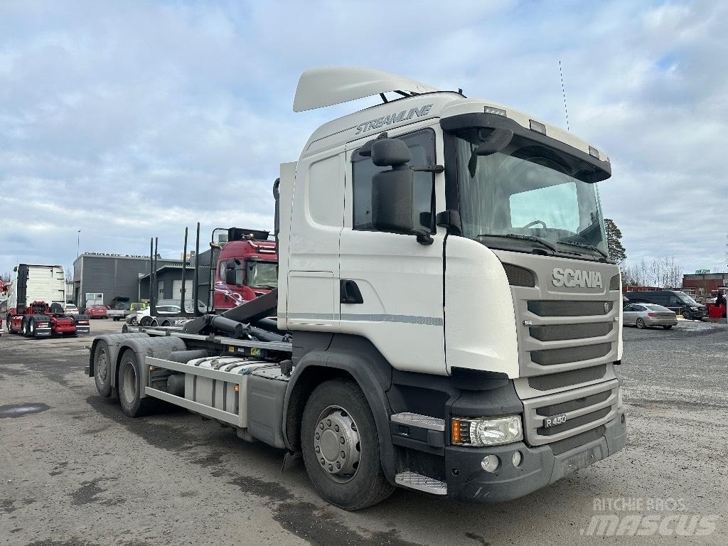 Scania R 450 6x2*4 Hákový nosič kontejnerů