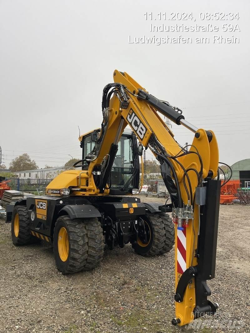 JCB HydraDig 110W Kolová rýpadla