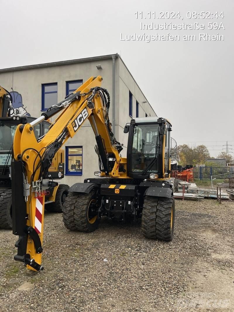 JCB HydraDig 110W Kolová rýpadla