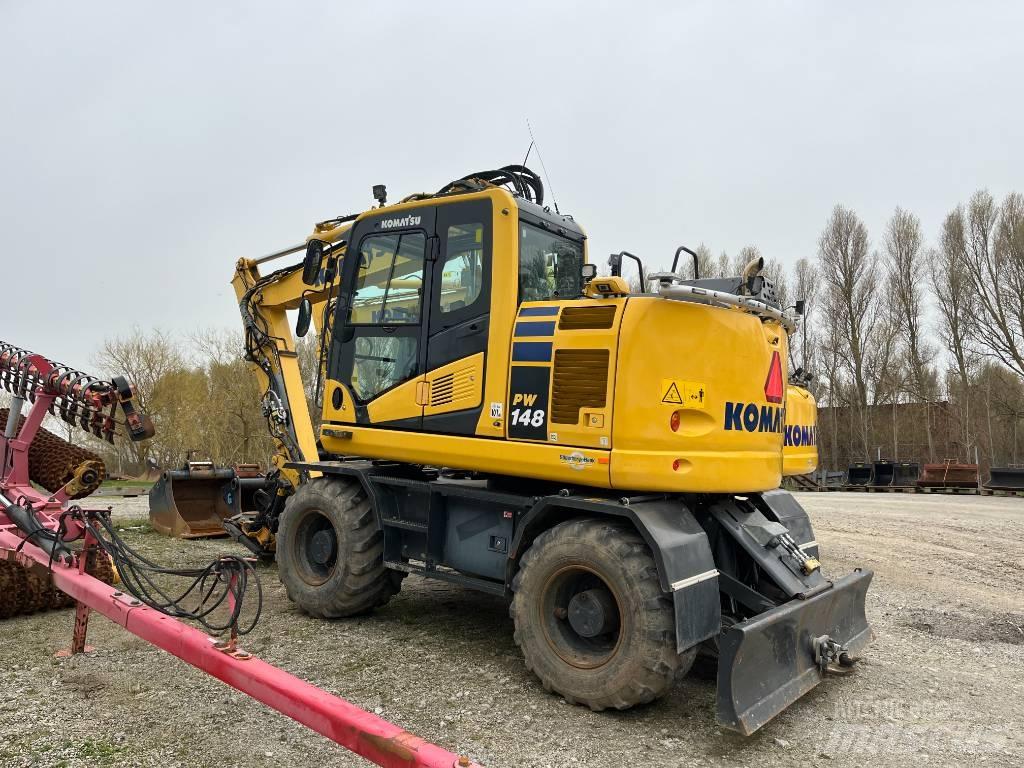 Komatsu PC 290 / PW148 Kolová rýpadla