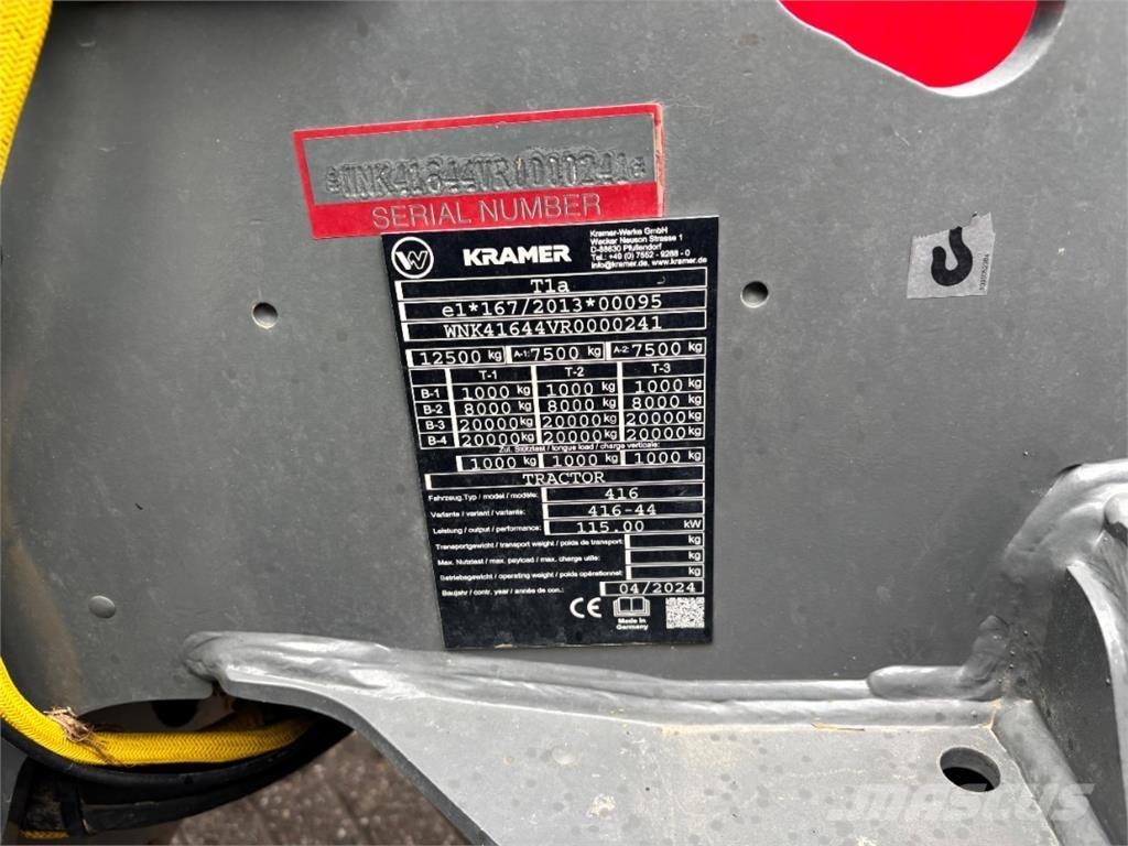 Kramer KT557 Teleskopické manipulátory