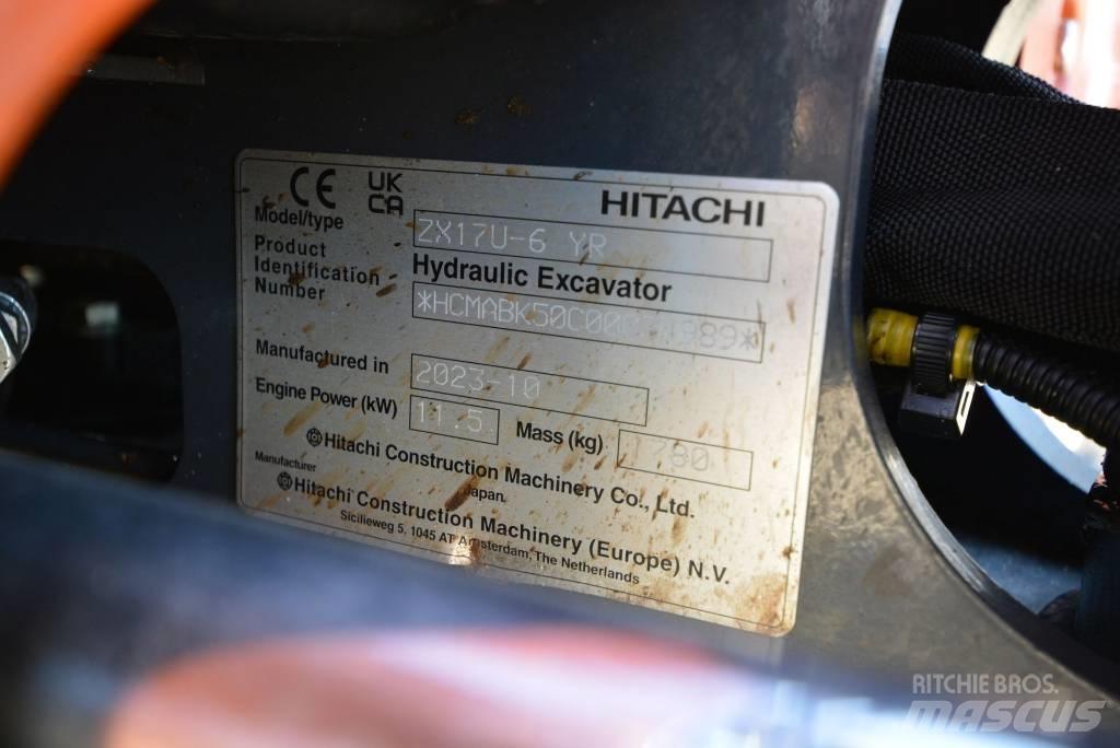 Hitachi ZX 17 U-6 Mini rýpadla < 7t