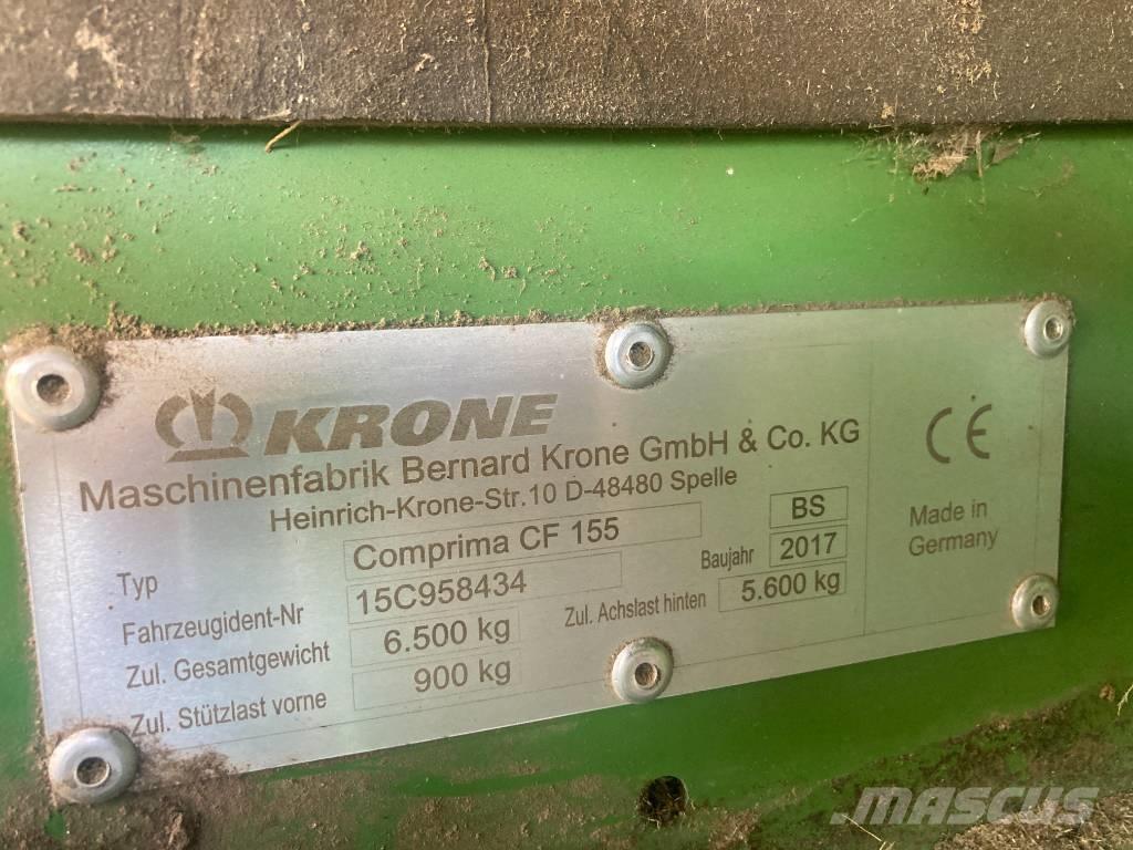 Krone CF155XC Lis na válcové balíky