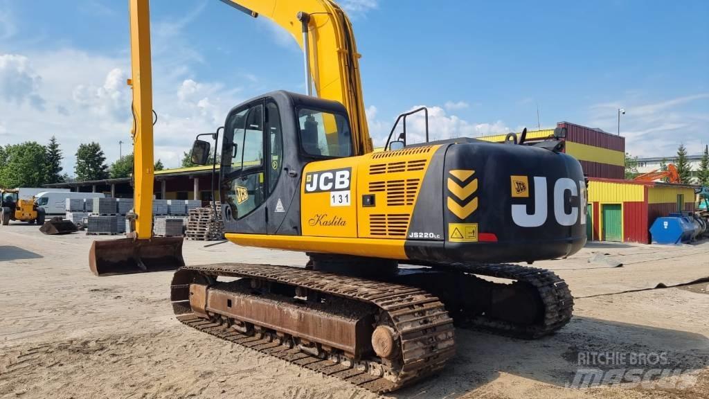 JCB JS220 EXTRA Long Pásová rýpadla