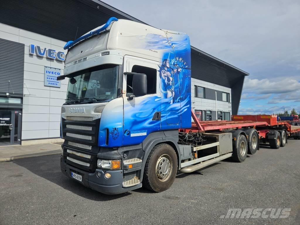 Scania R580 6x2 Hákový nosič kontejnerů
