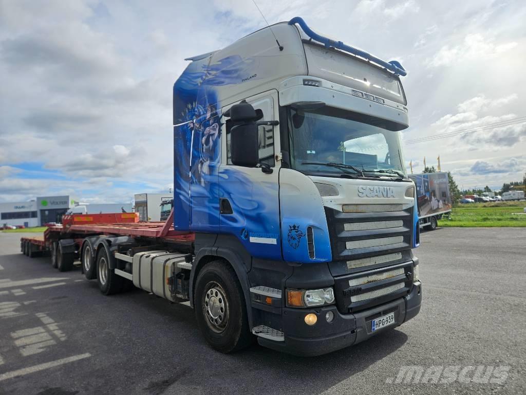 Scania R580 6x2 Hákový nosič kontejnerů
