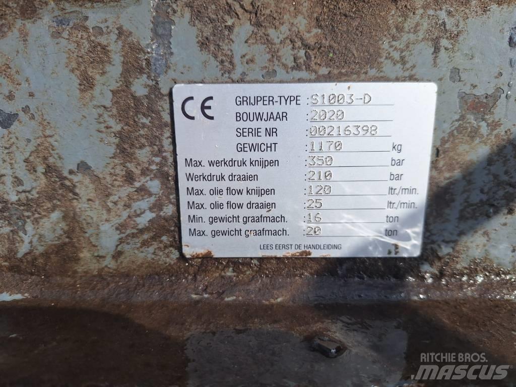 Zijtveld S1003-D Klešťové drapáky