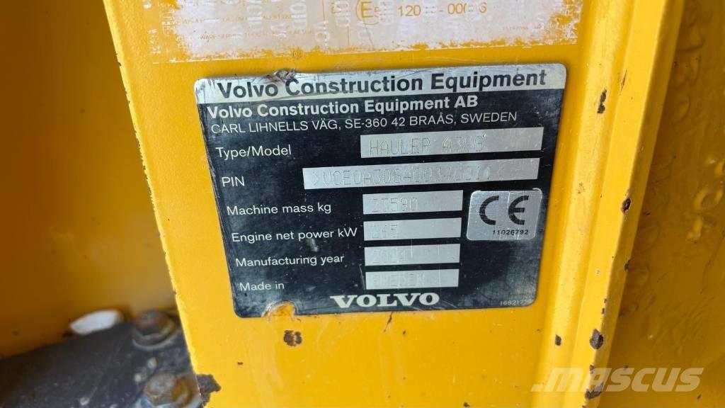 Volvo A 30 G Kloubové dempry