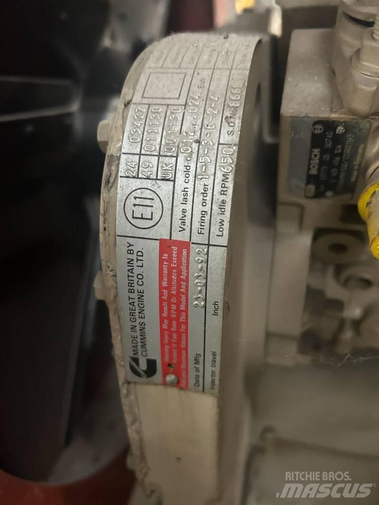 Cummins 6CTA8.3 Naftové generátory