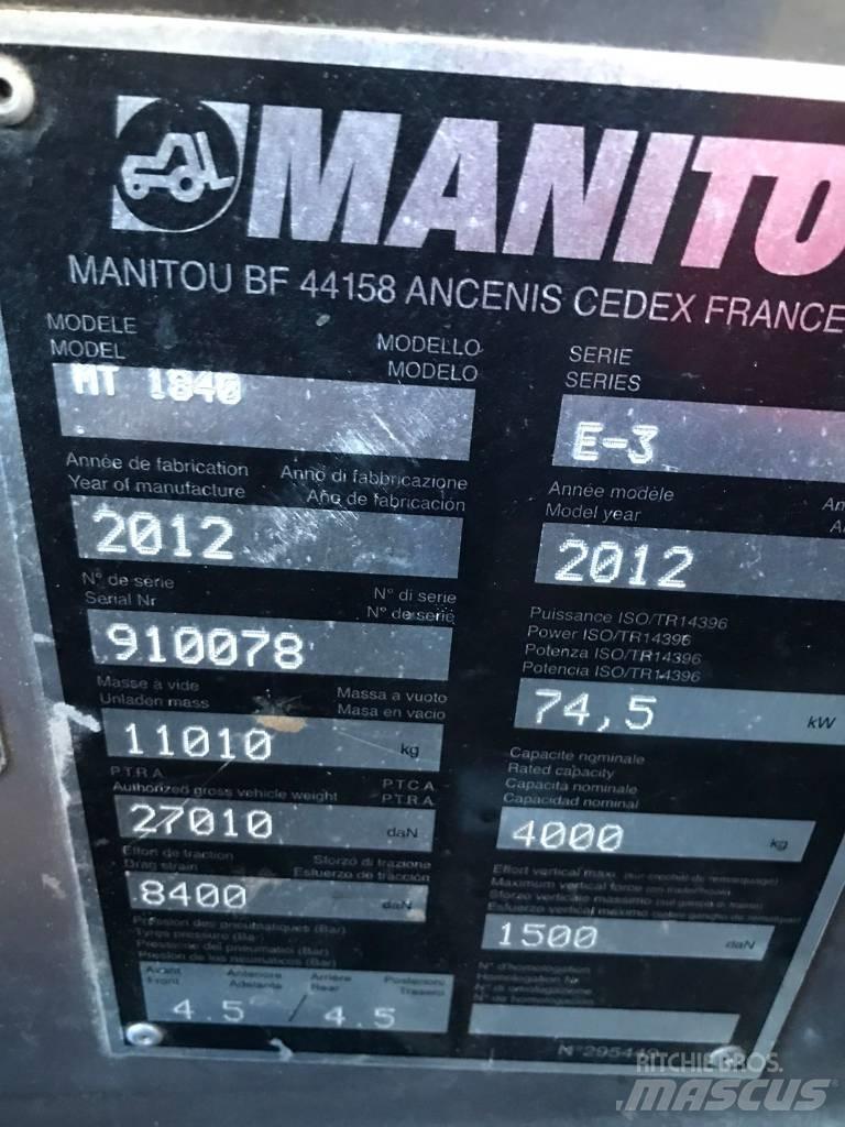 Manitou MT 1840 Teleskopické manipulátory