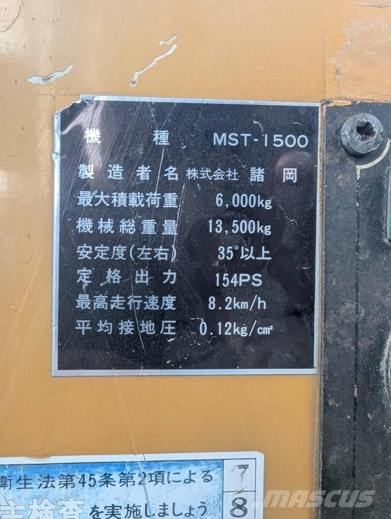 Morooka MST 1500 Pásové dempry