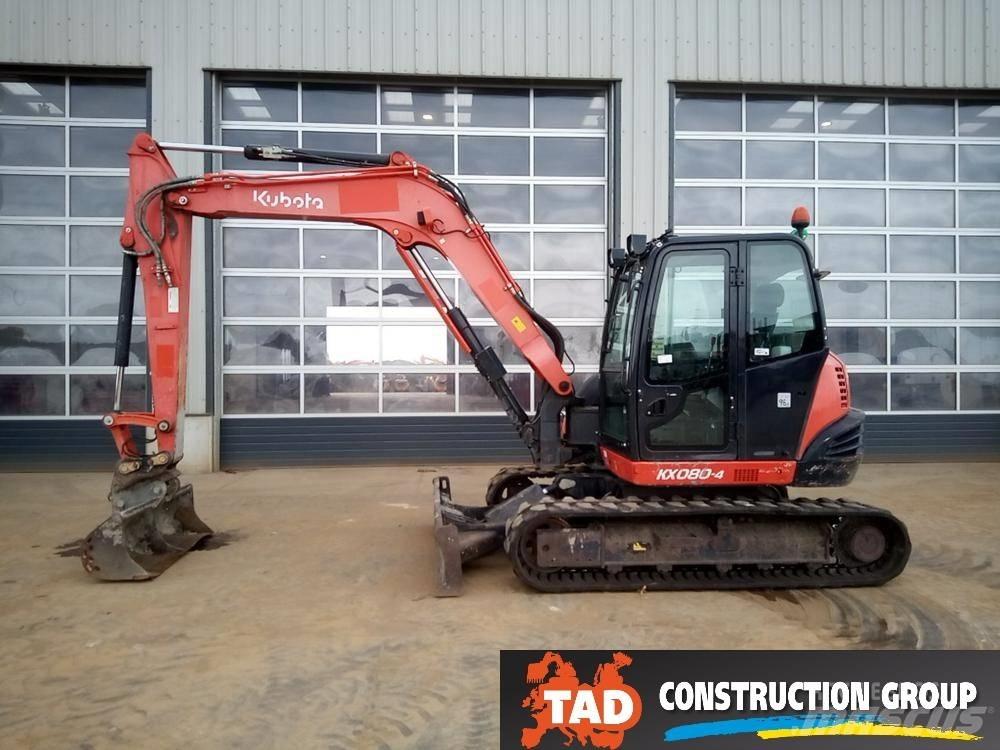 Kubota KX 080-4 Midi rýpadla 7t - 12t