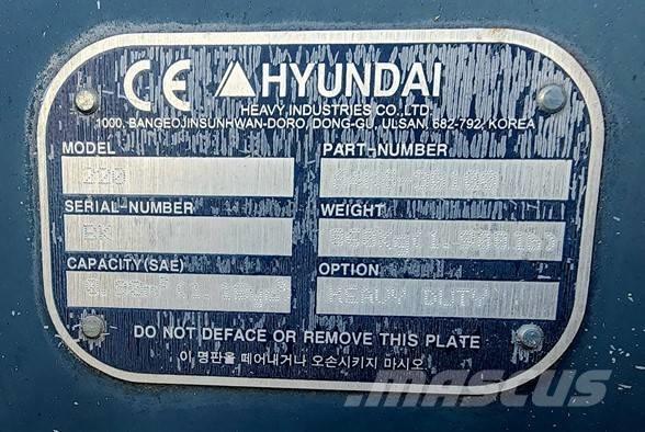 Hyundai 220 Lopaty