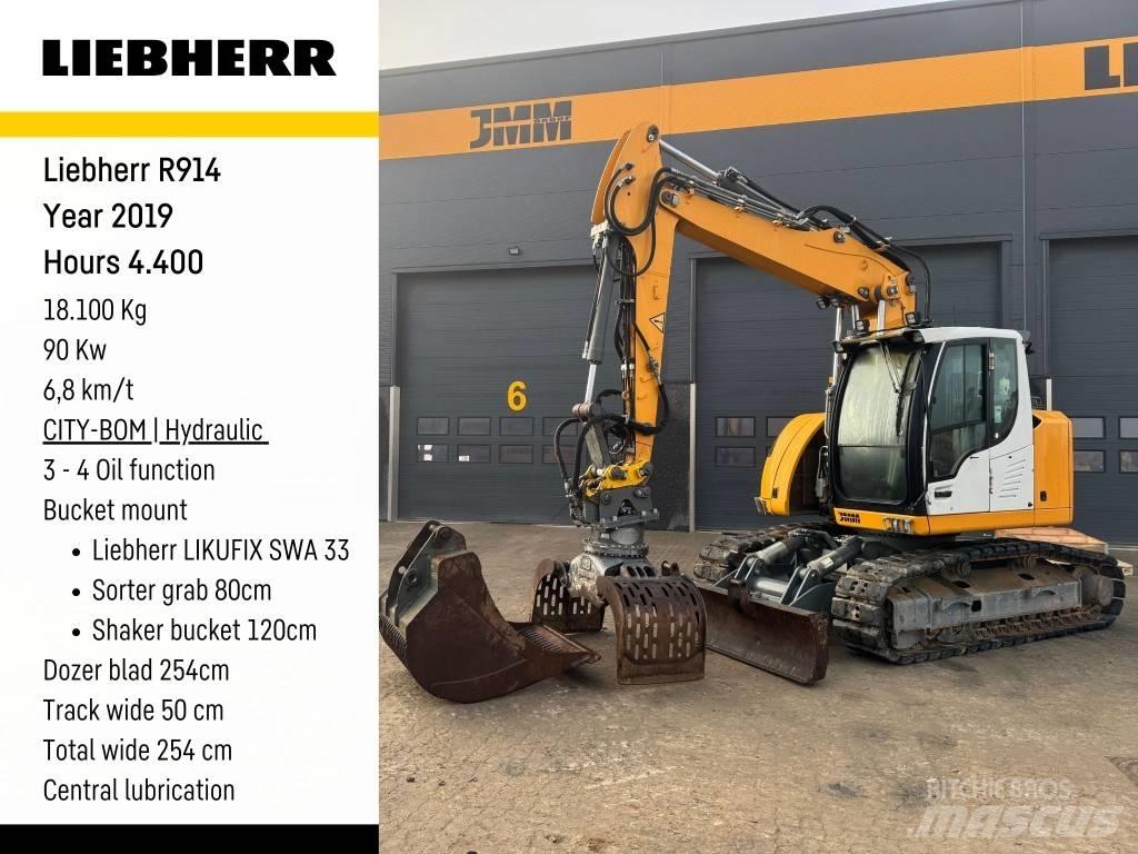 Liebherr R 914 Pásová rýpadla