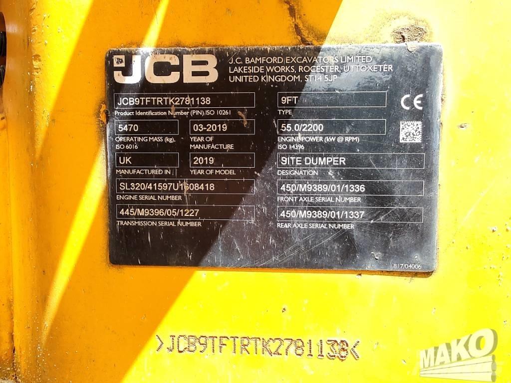 JCB 9TFT Vyklápěcí dempry