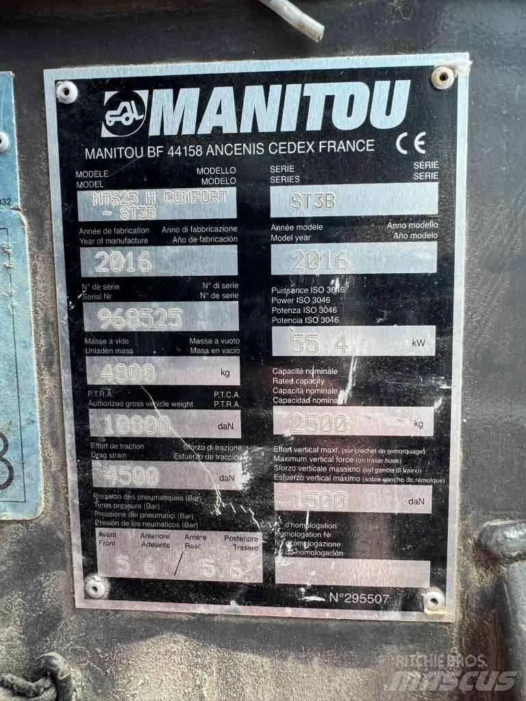 Manitou MT 625 H Teleskopické manipulátory