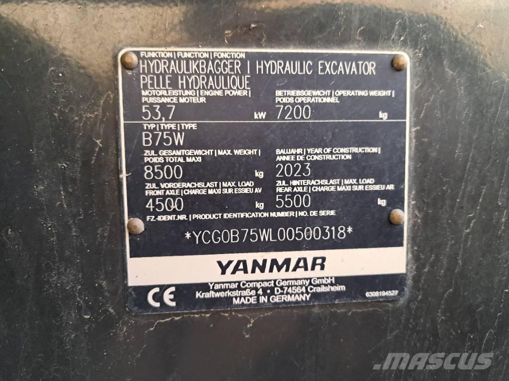 Schaeff B75W Kolová rýpadla