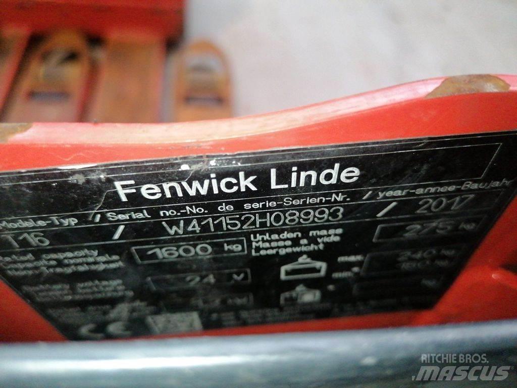 Linde T16 Nízkozdvižný vozík
