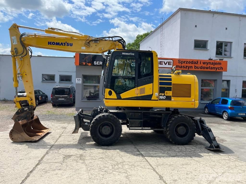 Komatsu PW 160-11 Kolová rýpadla