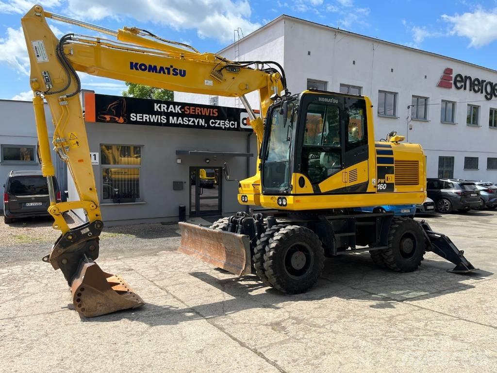 Komatsu PW 160-11 Kolová rýpadla