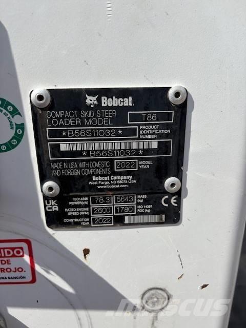 Bobcat T 86 Smykem řízené nakladače