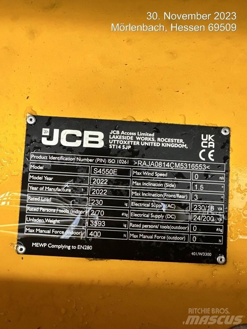 JCB S4550E Nůžková zvedací plošina