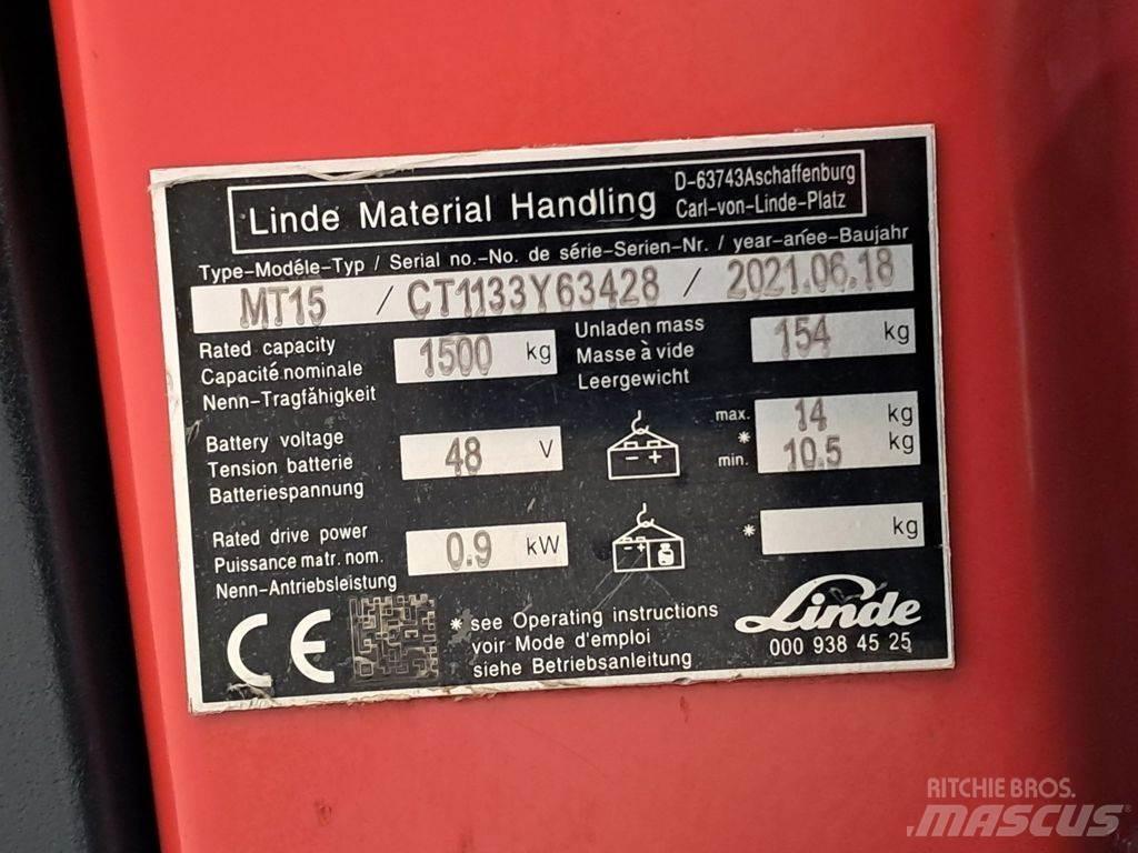 Linde MT15 Nízkozdvižný vozík