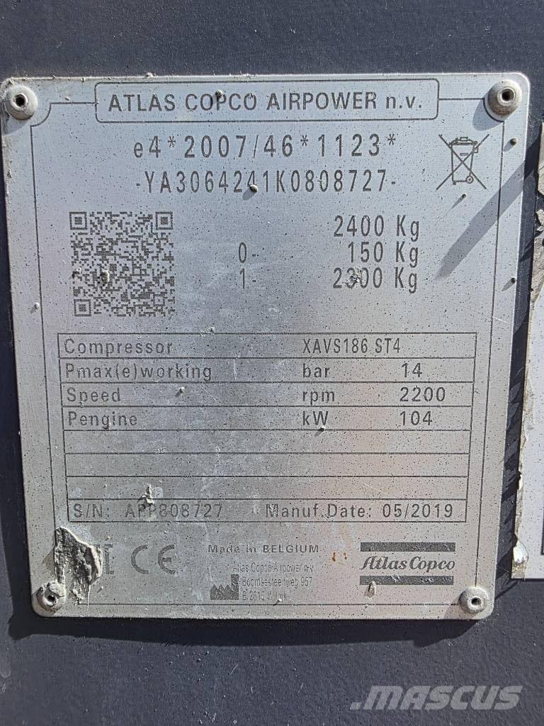 Atlas Copca XAVS186 Boostery