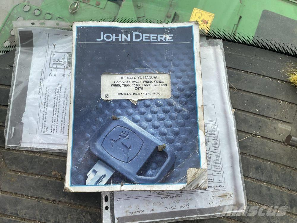 John Deere T 550 Sklízecí mlátičky